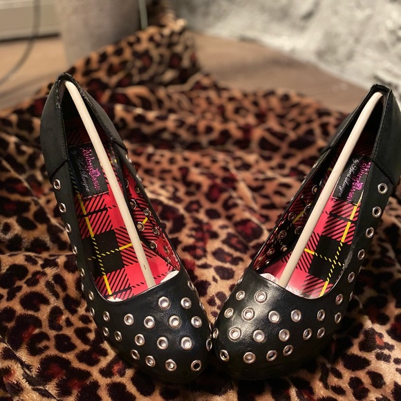 Abbey Dawn Holly Chart Topper Platform- Black  size 7 US NEW - Picture 12 of 16